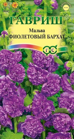 Мальва Фиолетовый бархат  0,1 г фото в интернет-магазине "Сортовые семена"