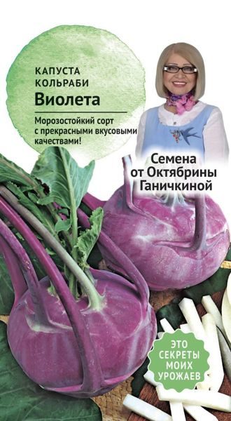 Капуста кольраби Виолетта 0,3 г фото в интернет-магазине "Сортовые семена"