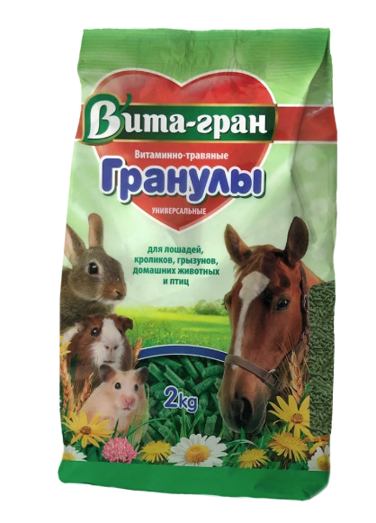 Корм витаминно-травяной для животных 2 кг фото в интернет-магазине "Сортовые семена"