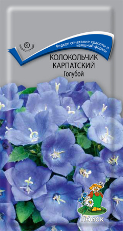 Колокольчик карпатский Голубой (ЦП) 0,1 фото в интернет-магазине "Сортовые семена"