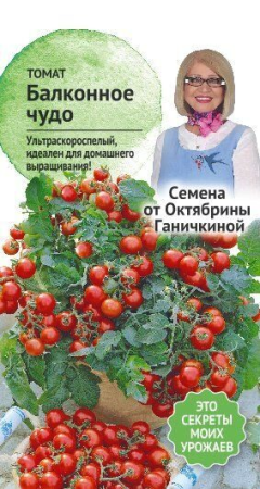 Томат Балконное чудо 0,1 г фото в интернет-магазине "Сортовые семена"