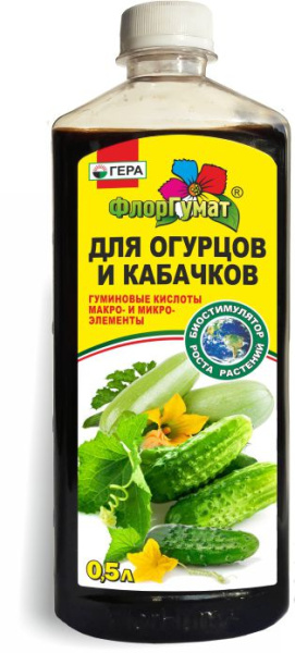 ФлорГумат "для Огурцов" 0,5л фото в интернет-магазине "Сортовые семена"