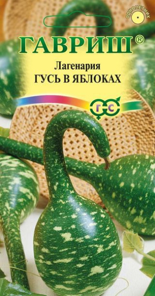 Лагенария Гусь в яблоках  5 шт фото в интернет-магазине "Сортовые семена"