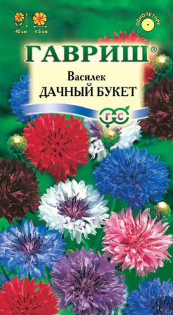 Василек Дачный букет, синий (смесь) 1,0 г серия 1+1 фото в интернет-магазине "Сортовые семена"