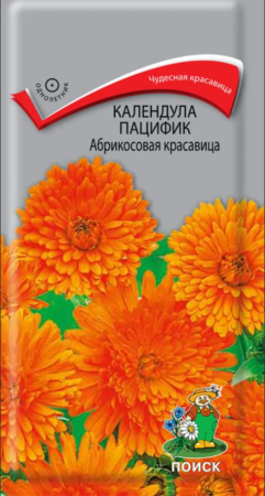 Календула пацифик Абрикосовая красавица (ЦП) 0,5 фото в интернет-магазине "Сортовые семена"