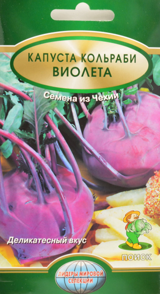 Капуста кольраби Виолета (ЦВ*) 0,5гр. фото в интернет-магазине "Сортовые семена"