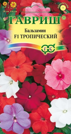 Бальзамин Тропический F1 (Уоллера) смесь гибридов* 5 шт. фото в интернет-магазине "Сортовые семена"