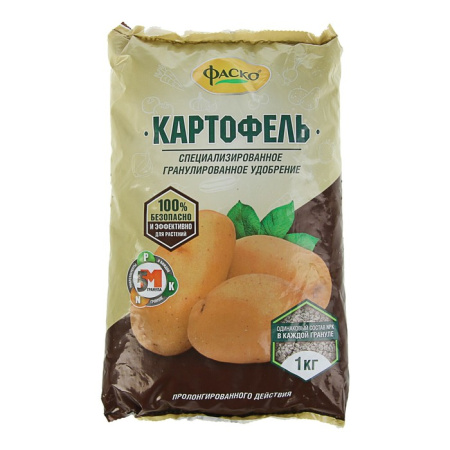Удобрение сухое тукосмесь Картофель 1кг ФАСКО фото в интернет-магазине "Сортовые семена"