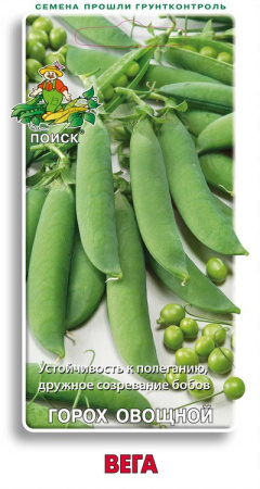 Горох овощной Вега (ЦВ) 10гр. фото в интернет-магазине "Сортовые семена"