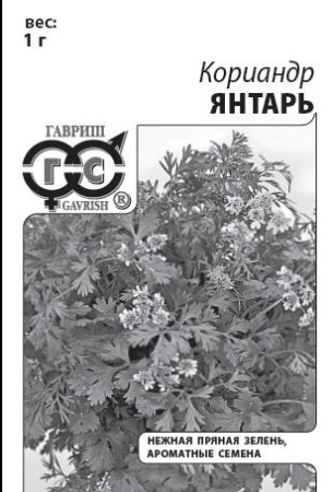 Кориандр Янтарь 1 г б/п с евроотв. фото в интернет-магазине "Сортовые семена"