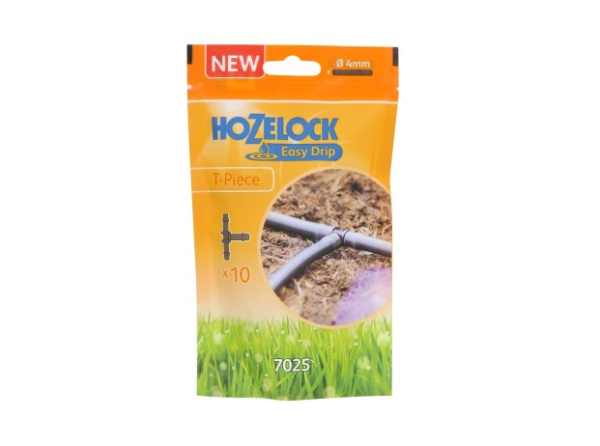 Тройник 4 мм HoZelock 7025 ( упаковка 10шт.) фото в интернет-магазине "Сортовые семена"