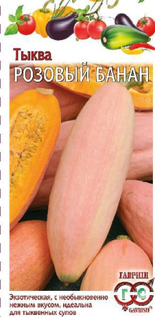 Тыква Розовый банан 2,0 г фото в интернет-магазине "Сортовые семена"