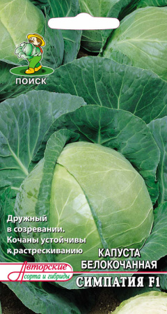 Капуста белокочанная Симфония F1 фото в интернет-магазине "Сортовые семена"