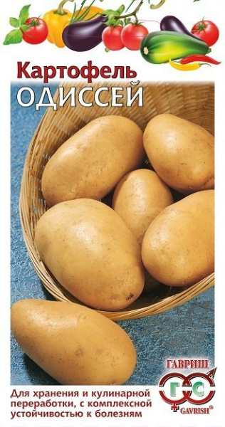 Картофель Одиссей 0,025 г Н14 фото в интернет-магазине "Сортовые семена"