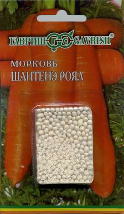 Морковь гранулир. Шантенэ Роял 300 шт. гель фото в интернет-магазине "Сортовые семена"
