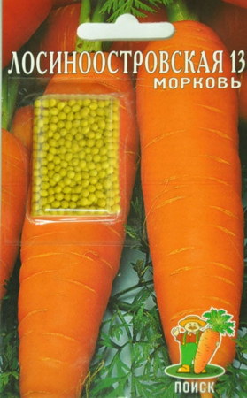 Морковь (Драже) Лосиноостровская 13 фото в интернет-магазине "Сортовые семена"