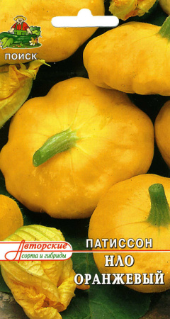 Патиссон НЛО Оранжевый фото в интернет-магазине "Сортовые семена"