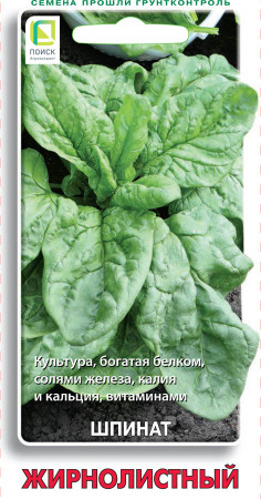 Шпинат Жирнолистный (ЦВ) 3гр. фото в интернет-магазине "Сортовые семена"