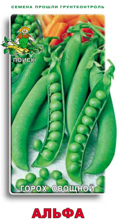 Горох овощной Альфа фото в интернет-магазине "Сортовые семена"