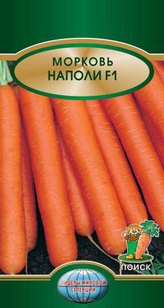 Морковь Наполи F1 (ЦВ*) 0,5гр. фото в интернет-магазине "Сортовые семена"