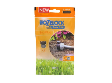 Заглушка концевая HoZelock 7016  (упаковка  2шт.) фото в интернет-магазине "Сортовые семена"