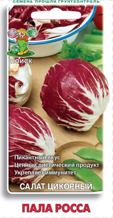 Салат цикорный Пала Росса (ЦВ) 0,2гр фото в интернет-магазине "Сортовые семена"